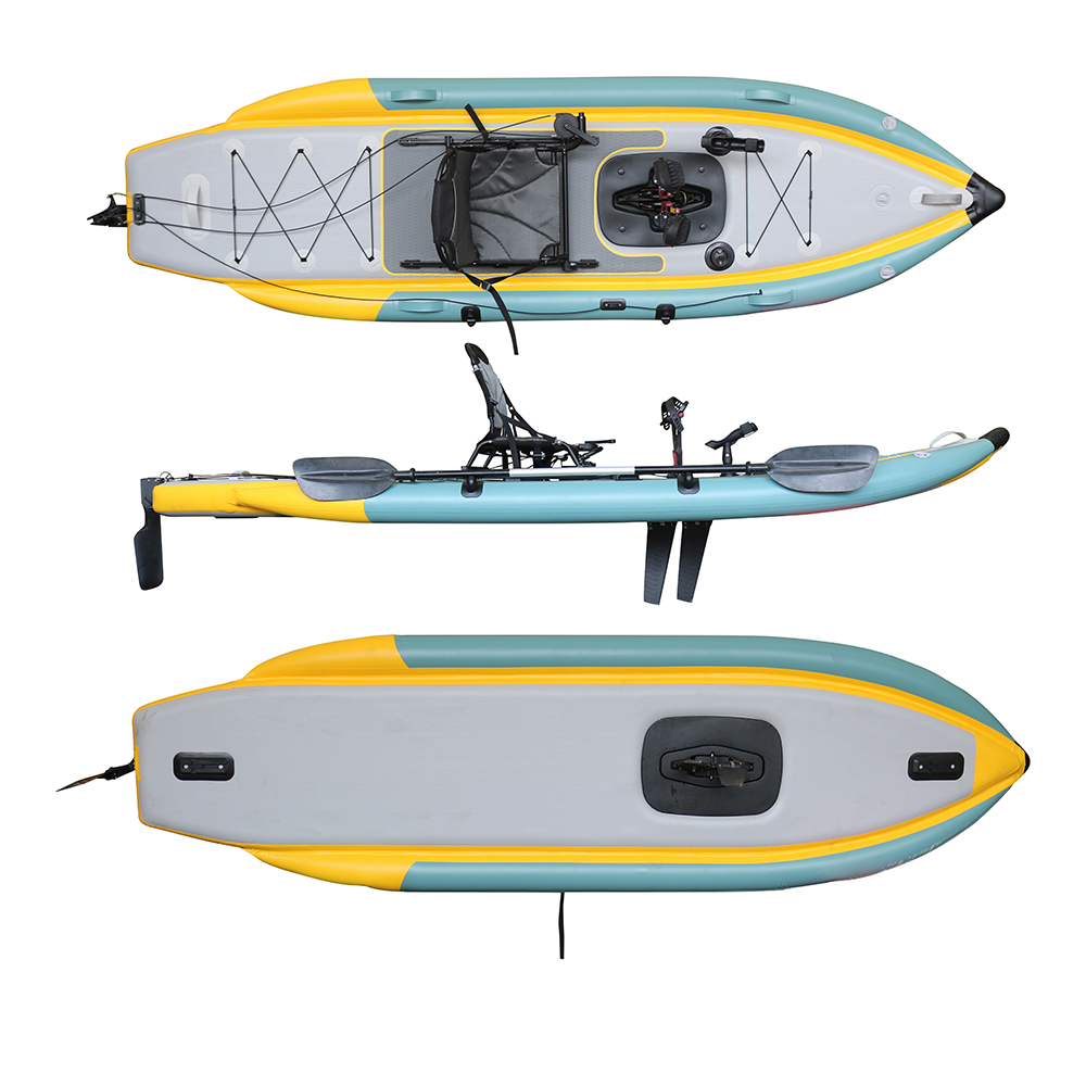 Fishing Kayak Sit On Top - Надувной складной каяк для рыбалки с